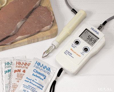 pHmetro portatile per la misura di pH nella carne - HI99163